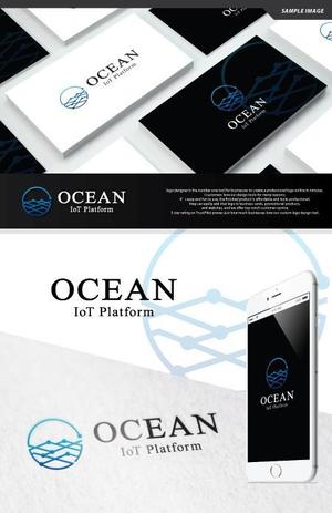 take5-design (take5-design)さんのIoTプラットフォーム　「UPR　OCEAN」のロゴへの提案