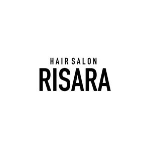 ririri design works (badass_nuts)さんの★★☆☆　HAIR　SALON　RISARA　のロゴ大募集　☆☆★★への提案