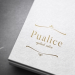 quadriile (quadrille_2)さんのアイラッシュサロン【Pualice eyelash salon】のロゴへの提案