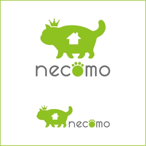 安原　秀美 (I-I_yasuhara)さんの愛猫家向け専用賃貸物件「necomo」のロゴ作成への提案