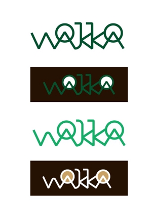 nora-mie ()さんのサイクリスト向け複合施設（宿泊・カフェ等）「Wakka」(わっか)のロゴへの提案