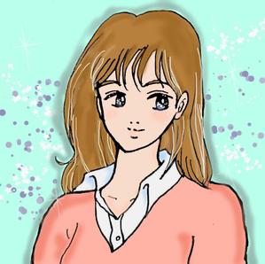 mypic (erose777)さんの女性の顔アイコン募集への提案