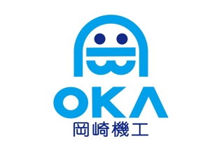 日和屋 hiyoriya (shibazakura)さんの岡崎機工株式会社　とび職　建設業　ロゴへの提案