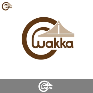 50nokaze (50nokaze)さんのサイクリスト向け複合施設（宿泊・カフェ等）「Wakka」(わっか)のロゴへの提案