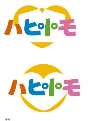 arc design (kanmai)さんの「ハピトモ」のロゴ作成への提案
