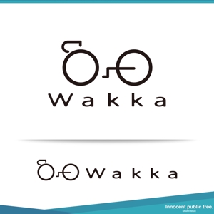 Innocent public tree (nekosu)さんのサイクリスト向け複合施設（宿泊・カフェ等）「Wakka」(わっか)のロゴへの提案