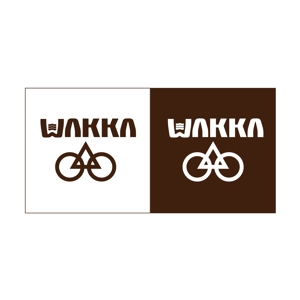 上田 (UD66)さんのサイクリスト向け複合施設（宿泊・カフェ等）「Wakka」(わっか)のロゴへの提案