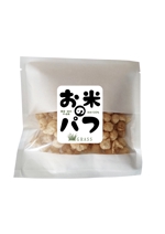 tatami_inu00さんのお米のパフ（お菓子）のラベルデザインへの提案