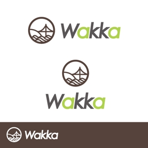 sin_cwork (sin_cwork)さんのサイクリスト向け複合施設（宿泊・カフェ等）「Wakka」(わっか)のロゴへの提案