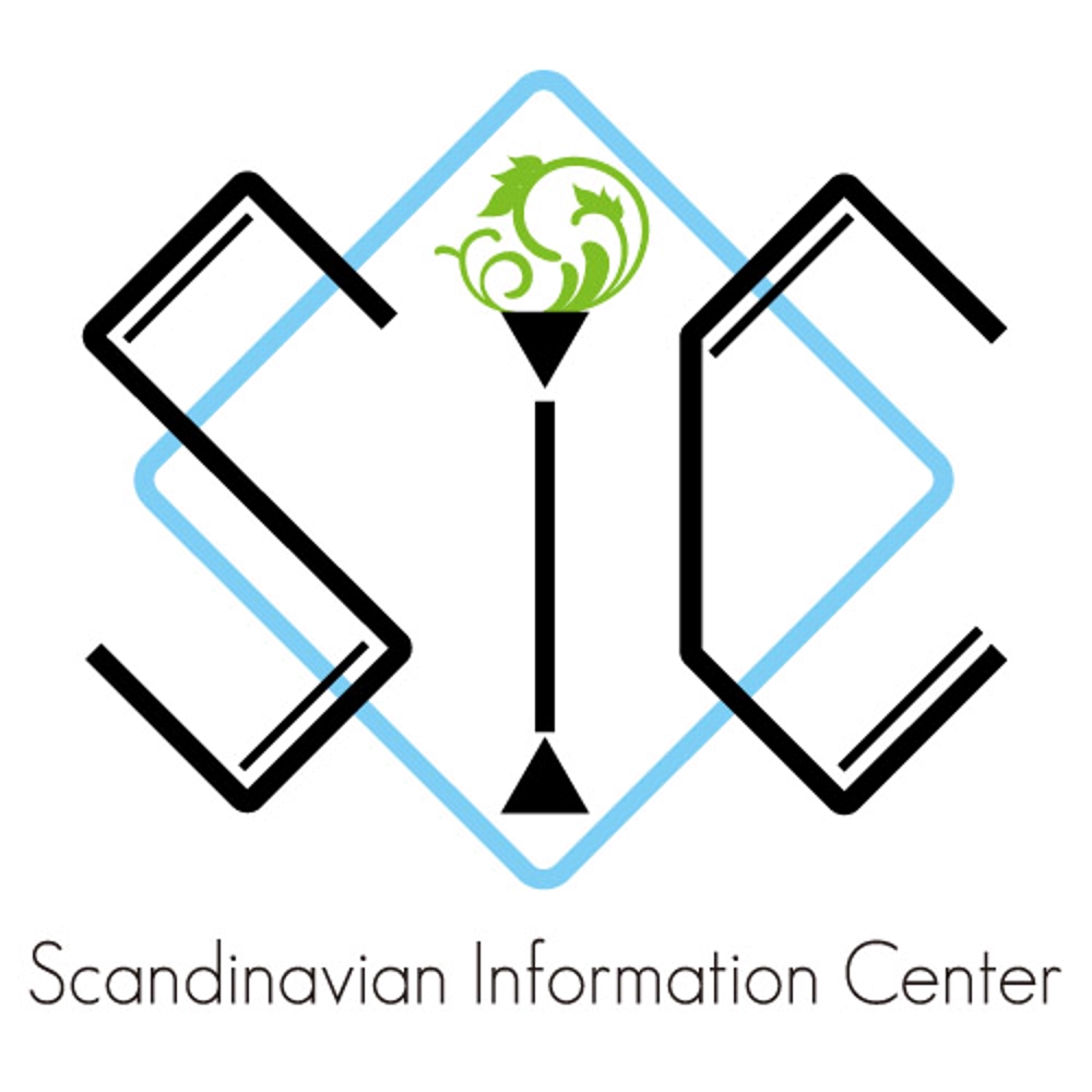 「SIC　（Scandinavian Information Center)」のロゴ作成