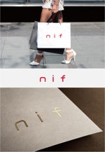 drkigawa (drkigawa)さんのジュエリーブランド「nif」のロゴ作成への提案