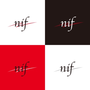 品川写真事務所 (shinagawahideki)さんのジュエリーブランド「nif」のロゴ作成への提案