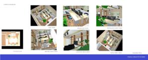 WHALE CREATIVE WORKS (win_3o)さんの2階建てオフィスのメインの事務室内装デザインへの提案