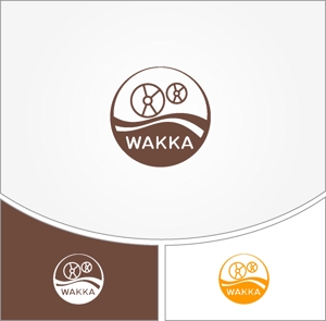 yuki520さんのサイクリスト向け複合施設（宿泊・カフェ等）「Wakka」(わっか)のロゴへの提案