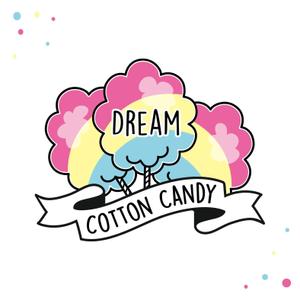 QuDesign (Qumapoo)さんのFC展開予定！わたあめ専門店「Dream Cotton Candy」のロゴ制作への提案