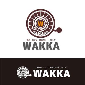 KOZ-DESIGN (saki8)さんのサイクリスト向け複合施設（宿泊・カフェ等）「Wakka」(わっか)のロゴへの提案