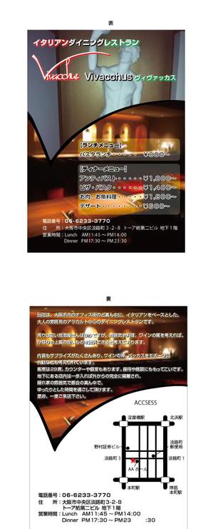 zero6_6 (zero6_6)さんの新規オープン　雰囲気のいいイタリアンレストランへの提案