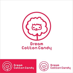 Galsia design (zeacocat86)さんのFC展開予定！わたあめ専門店「Dream Cotton Candy」のロゴ制作への提案