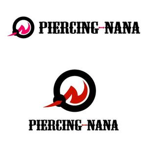 K2008さんの「PIERCING-NANA」のロゴ作成への提案