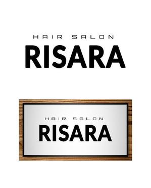 ヤチヨ・デザイン (yachiyo814)さんの★★☆☆　HAIR　SALON　RISARA　のロゴ大募集　☆☆★★への提案