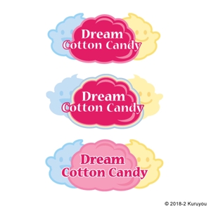 Kurumira (kuruyou)さんのFC展開予定！わたあめ専門店「Dream Cotton Candy」のロゴ制作への提案