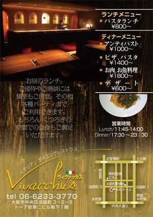 nanno1950さんの新規オープン　雰囲気のいいイタリアンレストランへの提案