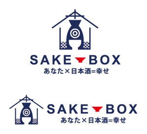matd ()さんの日本酒定期便「SAKEBOX」のロゴ　への提案
