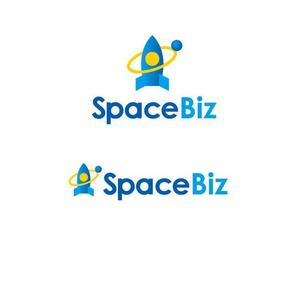 Hagemin (24tara)さんの宇宙ビジネス情報サイト「Space Biz」のロゴへの提案