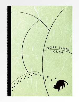 GOTTI ()さんのい草原料の紙でつくる、ノートの表紙デザインへの提案