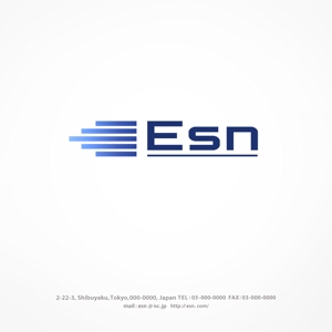 H-Design (yahhidy)さんの音響オペレート、パーカッション販売等の会社「Esn イーサン」のロゴへの提案