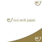 ロゴ研究所 (rogomaru)さんのリサイクル事業(片付け、遺品整理、不要品回収)ecoarchjapanのロゴへの提案