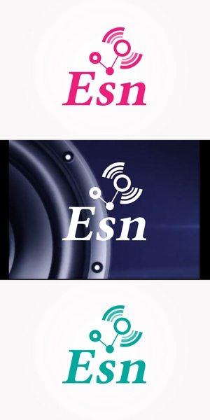 red3841 (red3841)さんの音響オペレート、パーカッション販売等の会社「Esn イーサン」のロゴへの提案