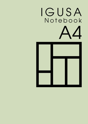 a1b2c3 (a1b2c3)さんのい草原料の紙でつくる、ノートの表紙デザインへの提案
