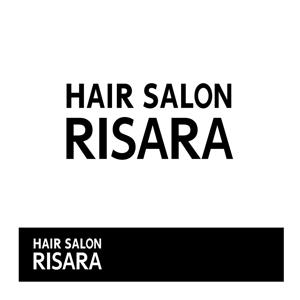 MASUKI-F.D (MASUK3041FD)さんの★★☆☆　HAIR　SALON　RISARA　のロゴ大募集　☆☆★★への提案
