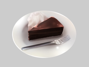 umetamon (umetamon)さんの濃厚チョコレートのデッサンイラスト作成への提案