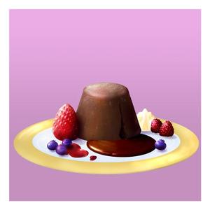紗pia (sapia)さんの濃厚チョコレートのデッサンイラスト作成への提案
