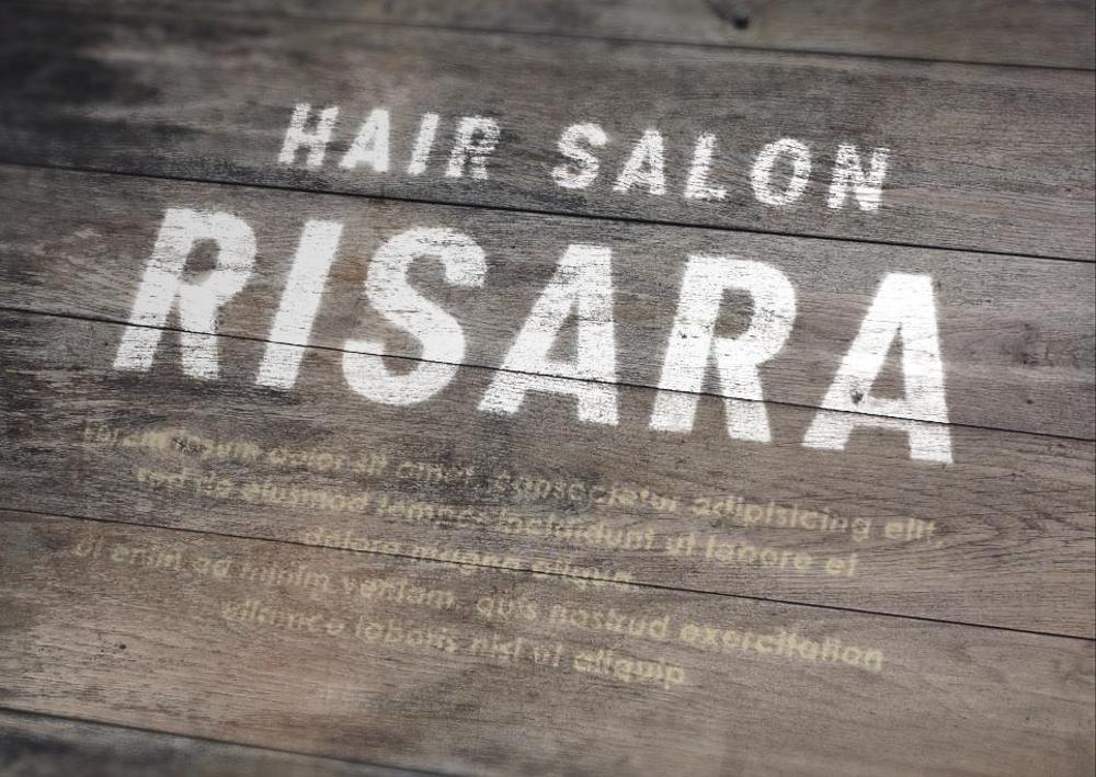 ★★☆☆　HAIR　SALON　RISARA　のロゴ大募集　☆☆★★