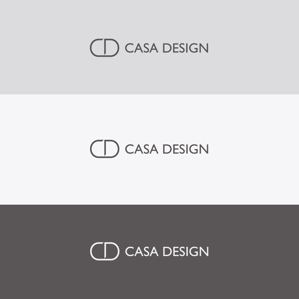 新会社　建設設計の不動産会社　「CASA DESIGN」のロゴ制作