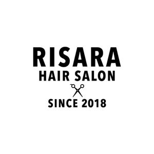 m_mtbooks (m_mtbooks)さんの★★☆☆　HAIR　SALON　RISARA　のロゴ大募集　☆☆★★への提案