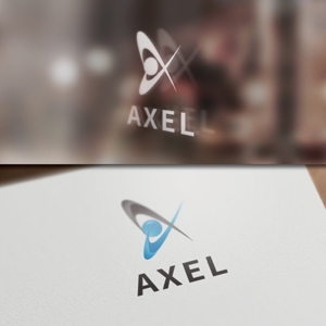 late_design ()さんの株式会社AXELのロゴ作成への提案