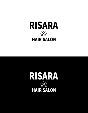 nakagami (nakagami3)さんの★★☆☆　HAIR　SALON　RISARA　のロゴ大募集　☆☆★★への提案
