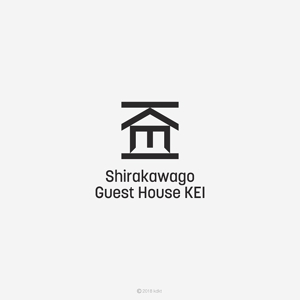 kdkt (kdkt)さんの白川郷「ゲストハウスKEI」のロゴへの提案