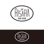 品川写真事務所 (shinagawahideki)さんの★★☆☆　HAIR　SALON　RISARA　のロゴ大募集　☆☆★★への提案