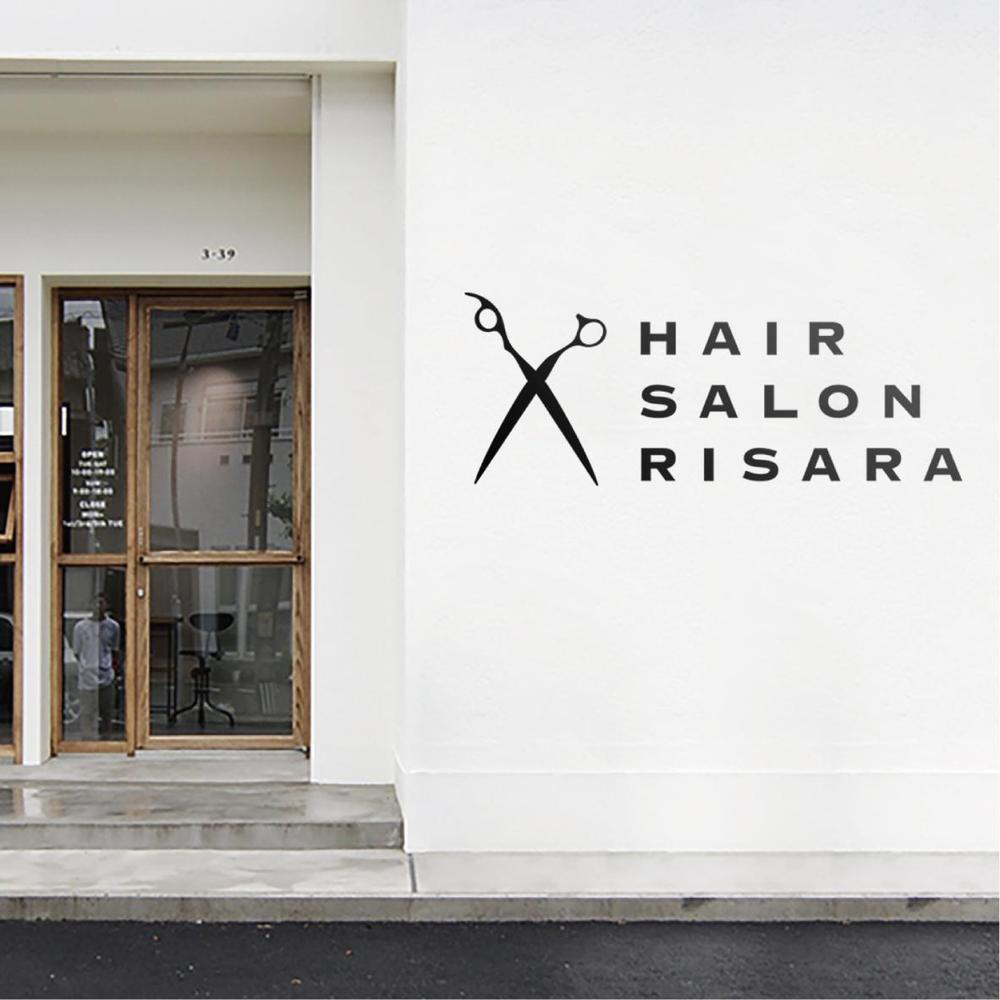 ★★☆☆　HAIR　SALON　RISARA　のロゴ大募集　☆☆★★