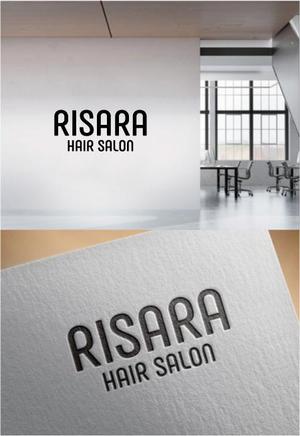 drkigawa (drkigawa)さんの★★☆☆　HAIR　SALON　RISARA　のロゴ大募集　☆☆★★への提案