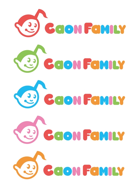claphandsさんの「Caon Family」のロゴ作成への提案