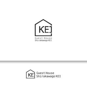 baku_modokiさんの白川郷「ゲストハウスKEI」のロゴへの提案
