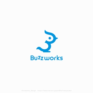 shirokuma_design (itohsyoukai)さんの社内研究開発チーム「Buzzworks」のロゴへの提案