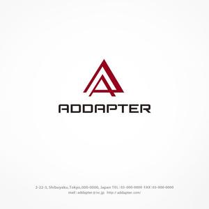 H-Design (yahhidy)さんのウェブデザイン制作会社「アダプター株式会社」のロゴ制作依頼への提案