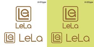 perles de verre (perles_de_verre)さんの「LeLa」のロゴ作成への提案